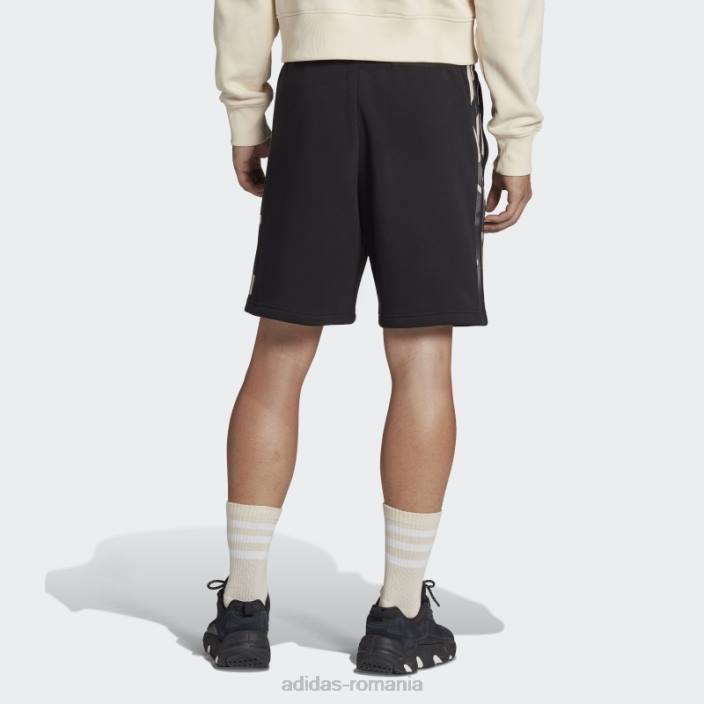 Adidas grafică camo pantaloni scurți cu 3 dungi negru bărbați negru 2JBN13219