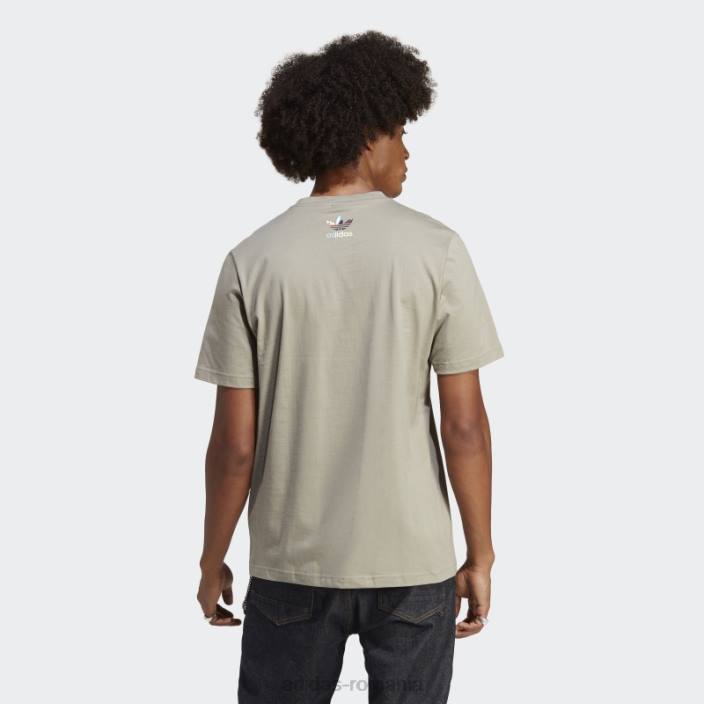 Adidas grafică cu pietriș argintiu de pe grilă bărbați pietricica de argint 2JBN6209