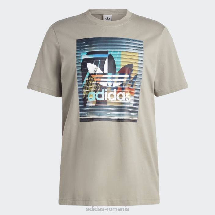 Adidas grafică cu pietriș argintiu de pe grilă bărbați pietricica de argint 2JBN6209