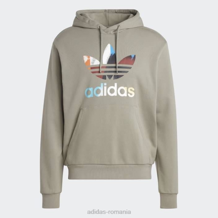 Adidas grafică cu pietricele argintii off the grid hanorac bărbați pietricica de argint 2JBN5842