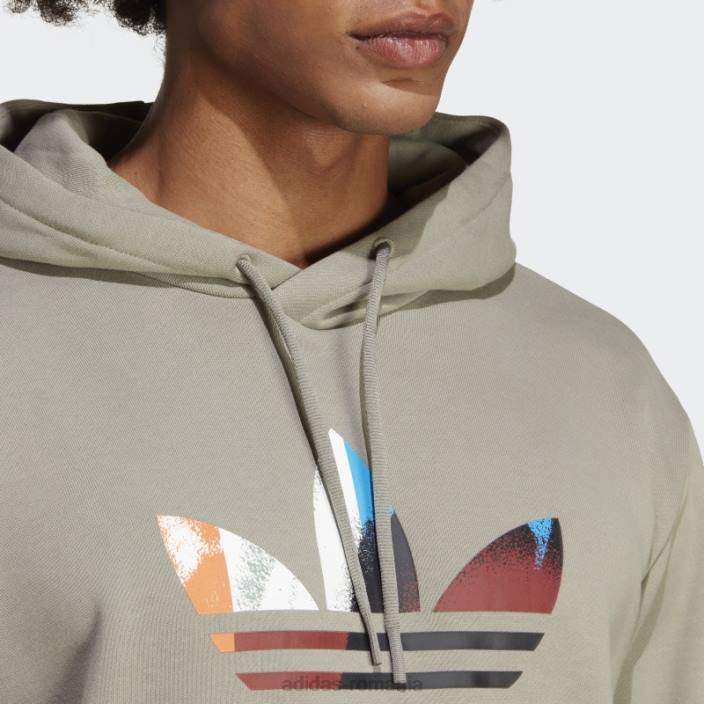 Adidas grafică cu pietricele argintii off the grid hanorac bărbați pietricica de argint 2JBN5842