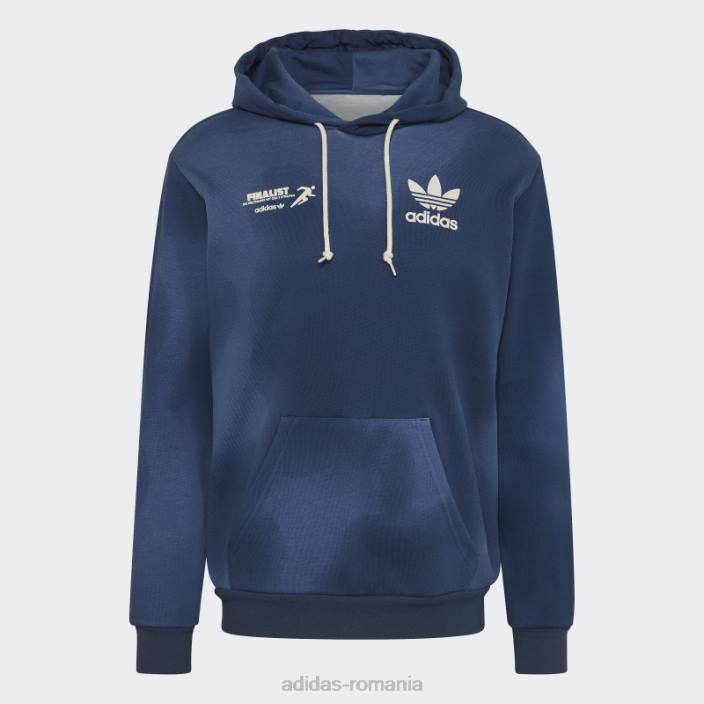 Adidas grafică mellow ride club hanorac bleumarin bărbați bleumarin/alb 2JBN7190