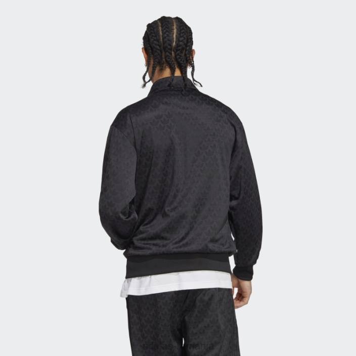 Adidas grafică monogram track top negru bărbați negru 2JBN13213