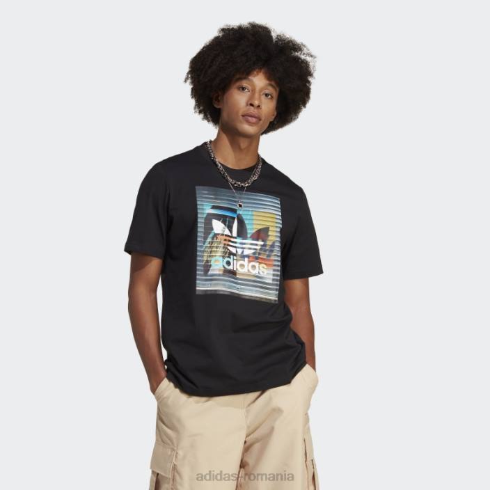 Adidas grafică off the grid tee negru bărbați negru 2JBN5059