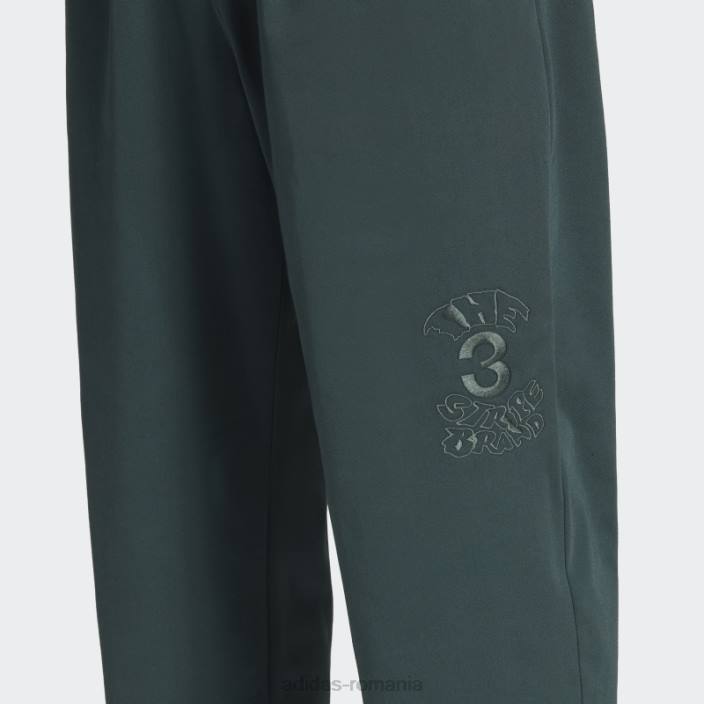 Adidas grafică pantaloni chino campus verde mineral bărbați verde mineral 2JBN7142