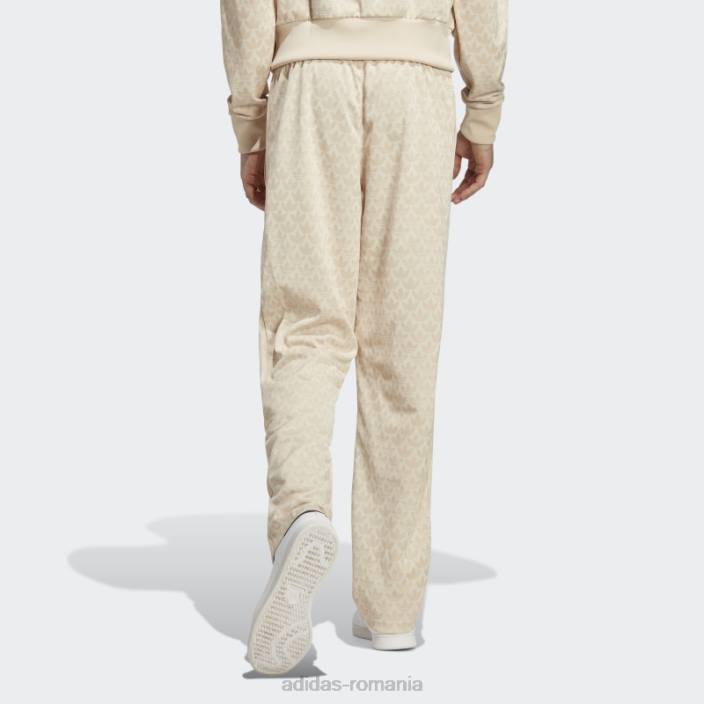 Adidas grafica monograma track joggeri nisip bărbați nisip 2JBN13562