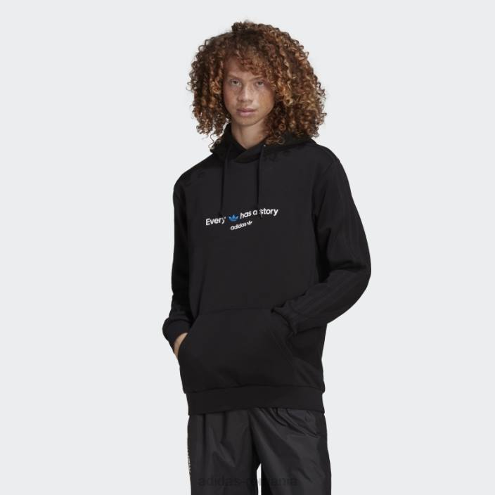 Adidas graphics common memory hanorac negru adidas bărbați negru 2JBN15078