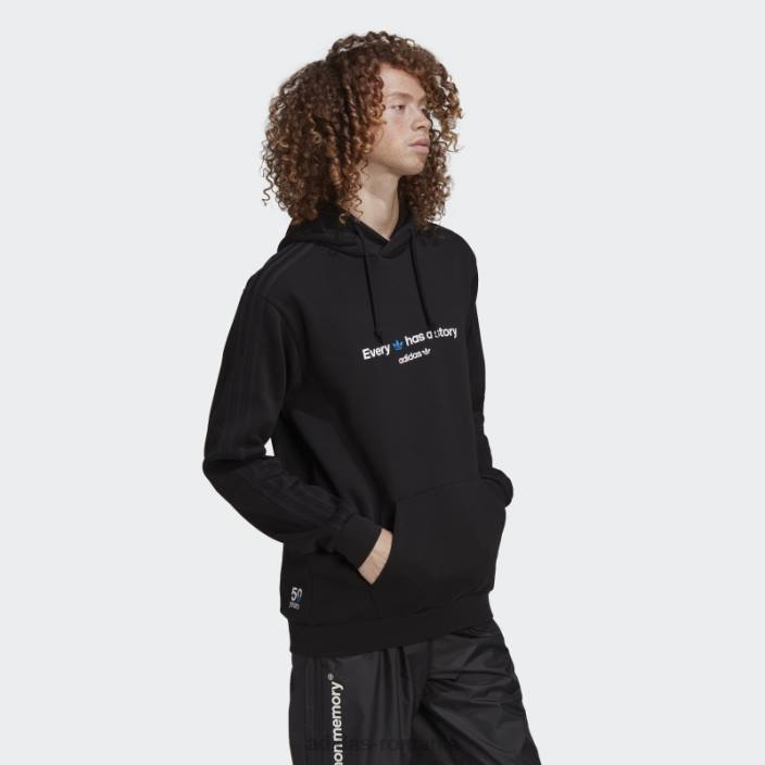 Adidas graphics common memory hanorac negru adidas bărbați negru 2JBN15078