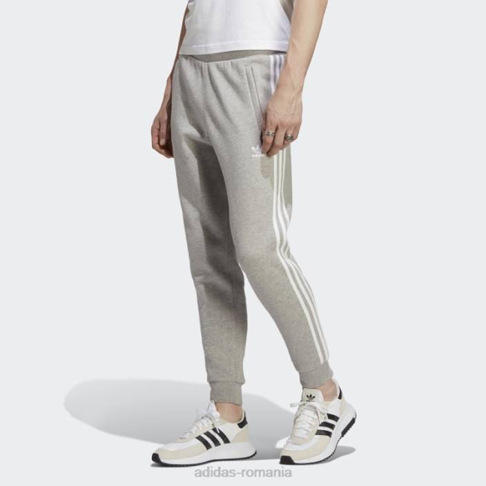 Adidas gri mediu adicolor classics pantaloni 3 dungi adidas bărbați gri mediu 2JBN6567