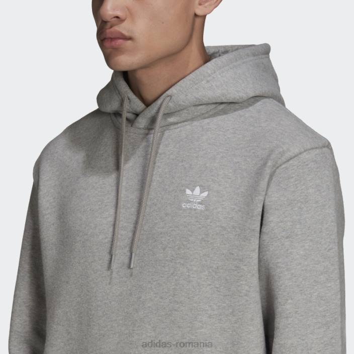Adidas gri mediu adicolor essentials trefoil hanora adidas bărbați gri mediu 2JBN1233