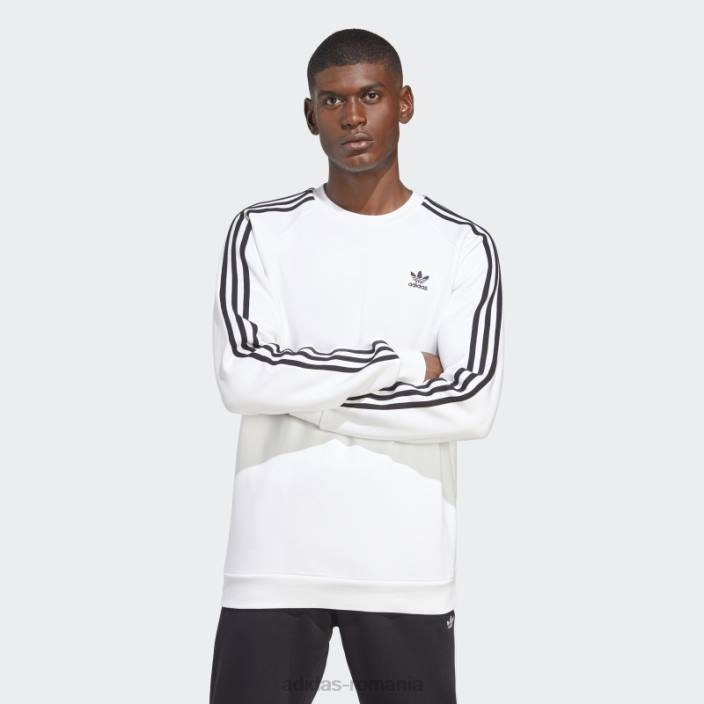 Adidas hanorac adicolor classics cu 3 dungi alb adidas bărbați alb 2JBN4914
