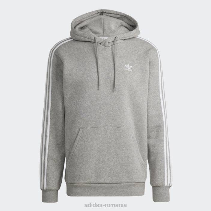 Adidas hanorac adicolor classics cu 3 dungi gri mediu adidas bărbați gri mediu 2JBN4884