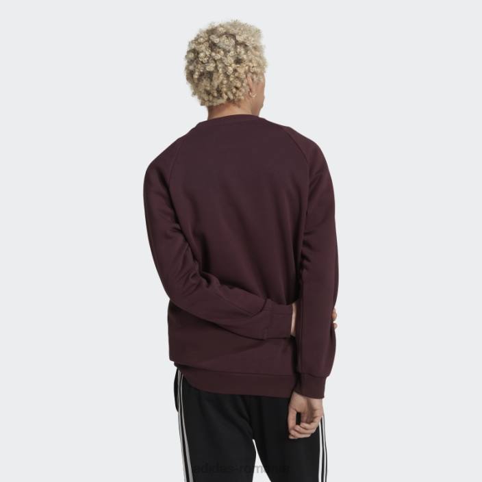 Adidas hanorac adicolor classics cu 3 dungi maro bărbați maro 2JBN6620