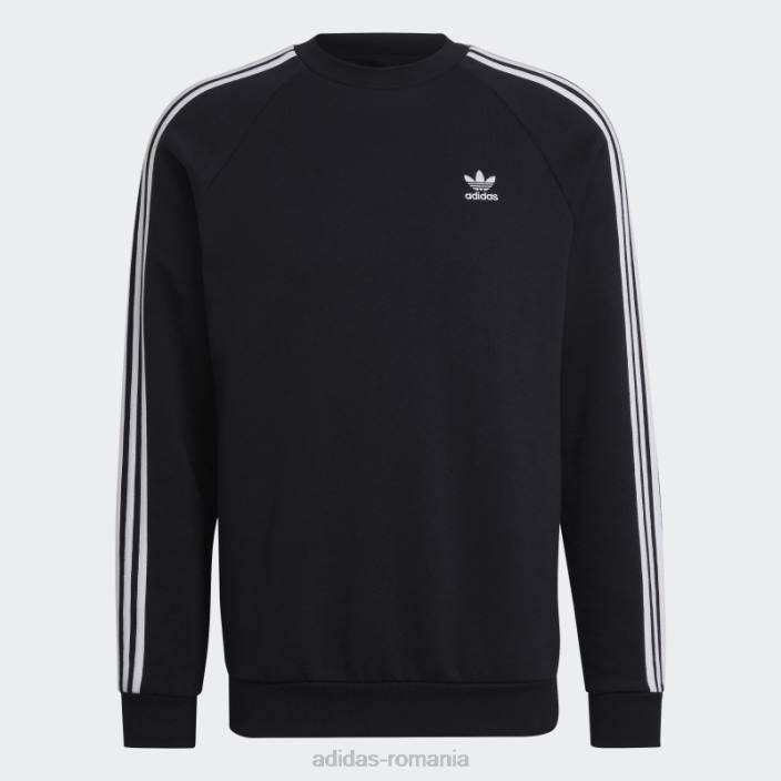 Adidas hanorac adicolor classics cu 3 dungi negru bărbați negru 2JBN1262