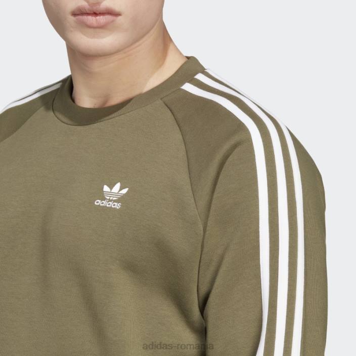 Adidas hanorac adicolor classics cu 3 dungi olive adidas bărbați măsline 2JBN5814
