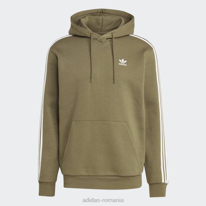 Adidas hanorac adicolor classics cu 3 dungi olive bărbați măsline 2JBN5389