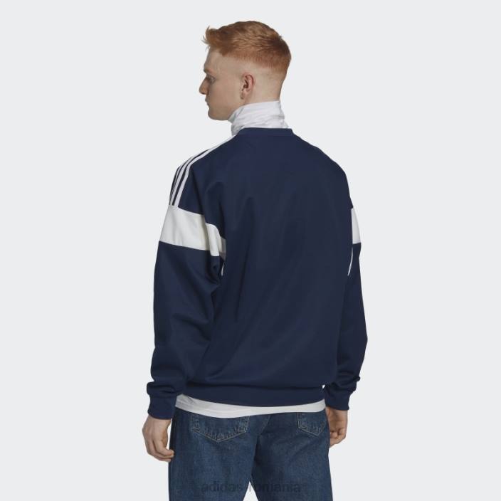 Adidas hanorac adicolor classics cu linie de tăiere pentru echipaj noapte indigo adidas bărbați indigo de noapte 2JBN5670