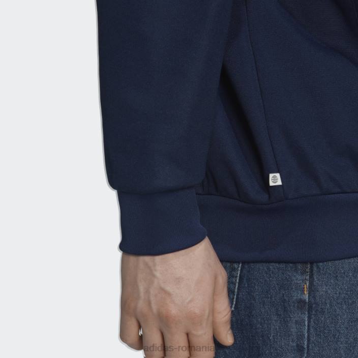 Adidas hanorac adicolor classics cu linie de tăiere pentru echipaj noapte indigo adidas bărbați indigo de noapte 2JBN5670