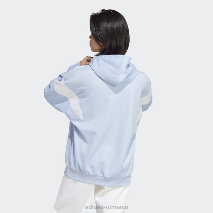 Adidas hanorac adicolor classics cut line albastru alba bărbați zori albastre 2JBN5522