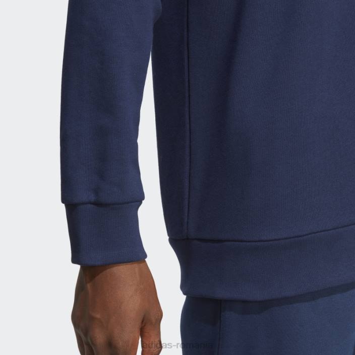 Adidas hanorac adicolor classics trefoil crewneck night indigo bărbați indigo de noapte 2JBN4925