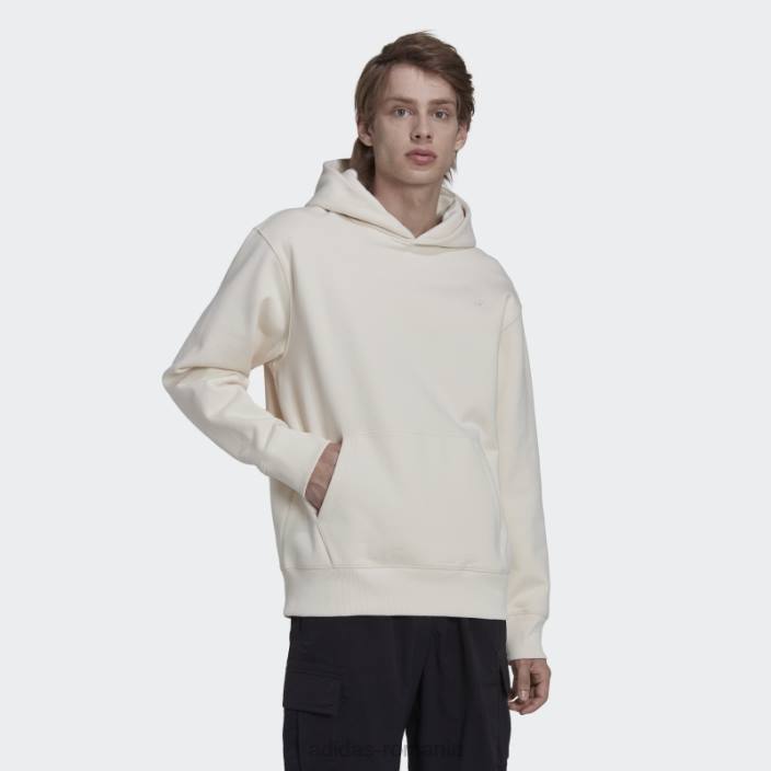 Adidas hanorac adicolor contempo alb bărbați alb 2JBN5341