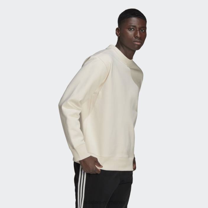Adidas hanorac adicolor contempo crew alb bărbați alb 2JBN6793