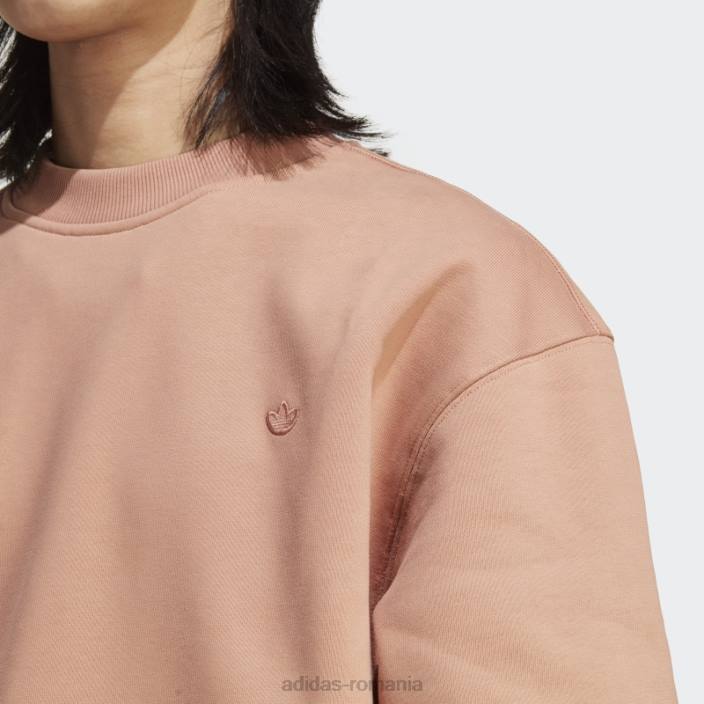 Adidas hanorac adicolor contempo crew argilă bărbați lut 2JBN14509