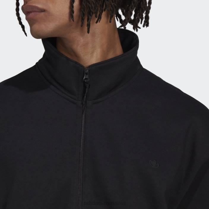 Adidas hanorac adicolor contempo cu jumătate de fermoar negru adidas bărbați negru 2JBN4866
