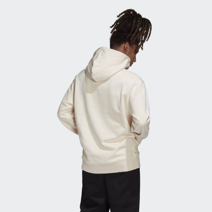 Adidas hanorac adicolor contempo french terry alb bărbați alb 2JBN1268