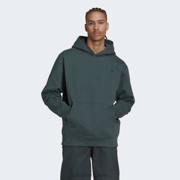 Adidas hanorac adicolor contempo verde mineral bărbați verde mineral 2JBN6886