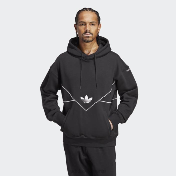Adidas hanorac adicolor seasonal archive negru bărbați negru 2JBN4976
