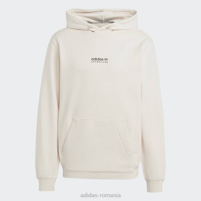 Adidas hanorac alb de aventură de modă bărbați alb 2JBN14068