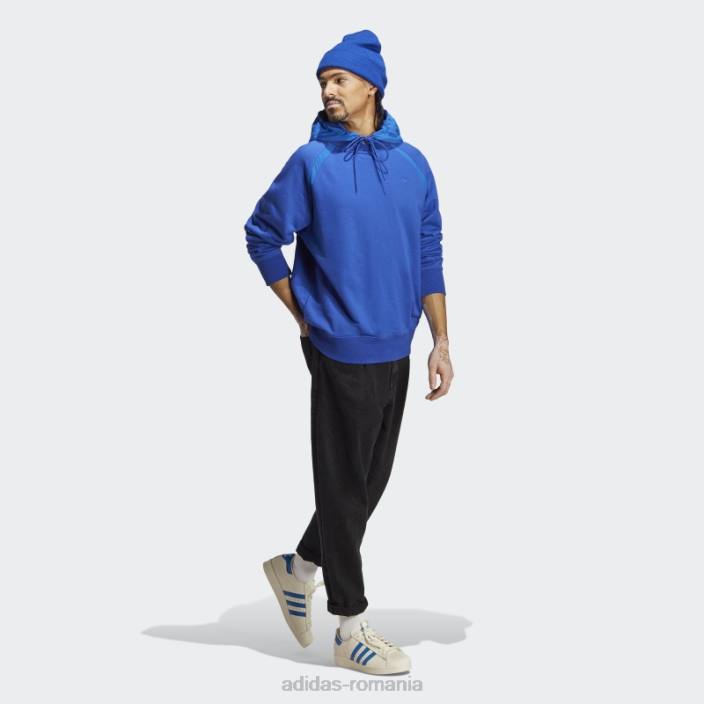 Adidas hanorac albastru premium essentials crinkle nylon bărbați albastru 2JBN947