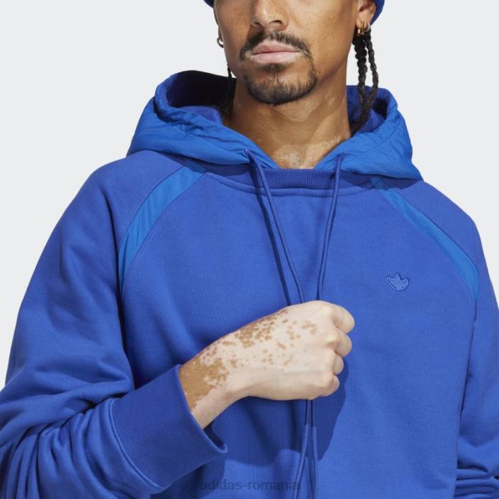 Adidas hanorac albastru premium essentials crinkle nylon bărbați albastru 2JBN947