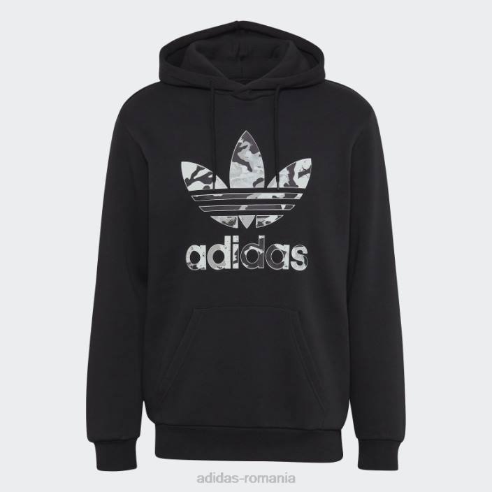 Adidas hanorac cu cap cu cap din seria camo negru adidas bărbați negru 2JBN14742