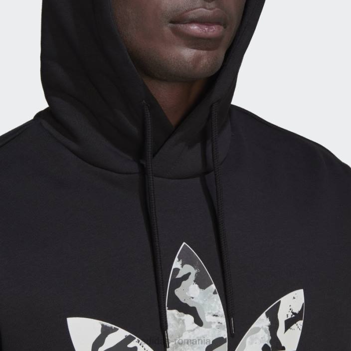 Adidas hanorac cu cap cu cap din seria camo negru adidas bărbați negru 2JBN14742
