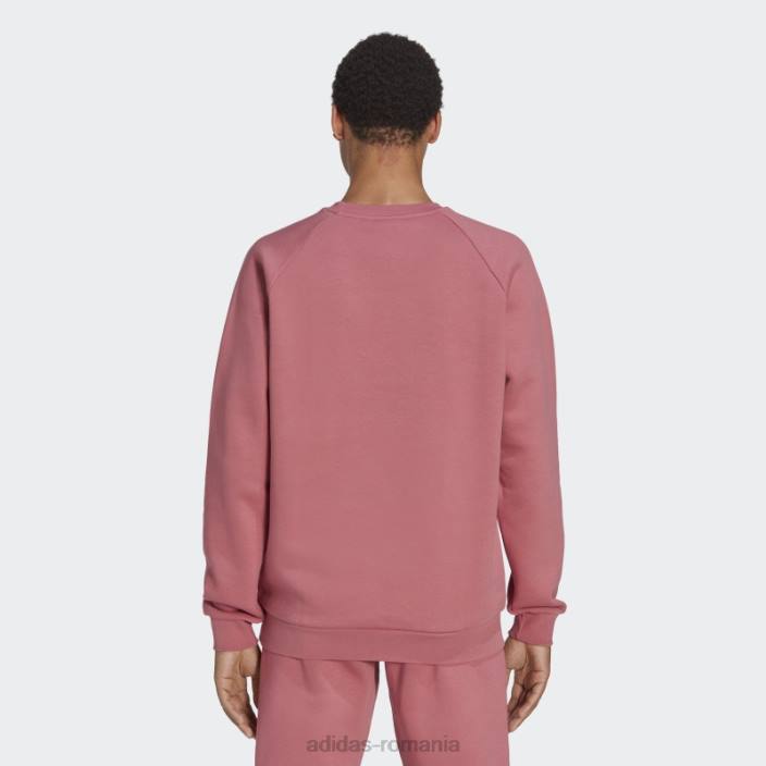 Adidas hanorac cu gât crew trefoil essentials roz bărbați roz 2JBN13408