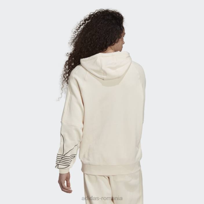Adidas hanorac grafic tricolor alb bărbați alb 2JBN1453