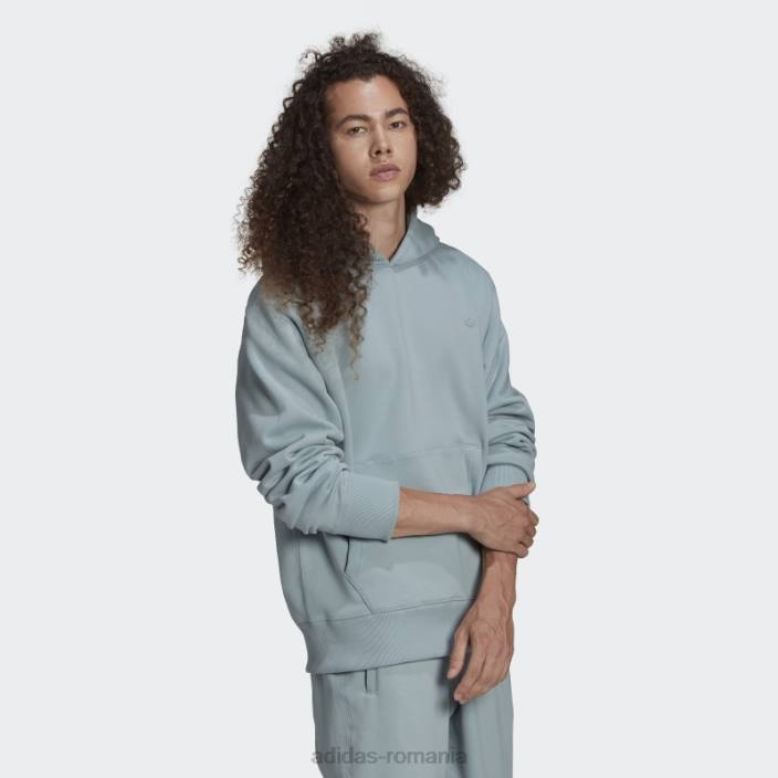 Adidas hanorac gri adicolor trefoil bărbați gri 2JBN1583