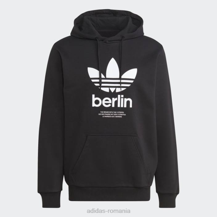 Adidas hanorac icone berlin city originals negru adidas bărbați negru 2JBN13566