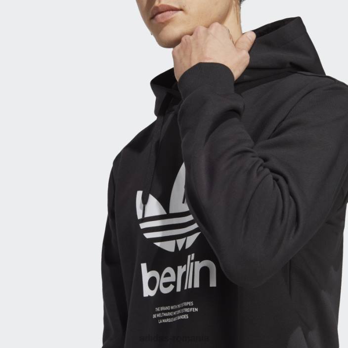 Adidas hanorac icone berlin city originals negru adidas bărbați negru 2JBN13566
