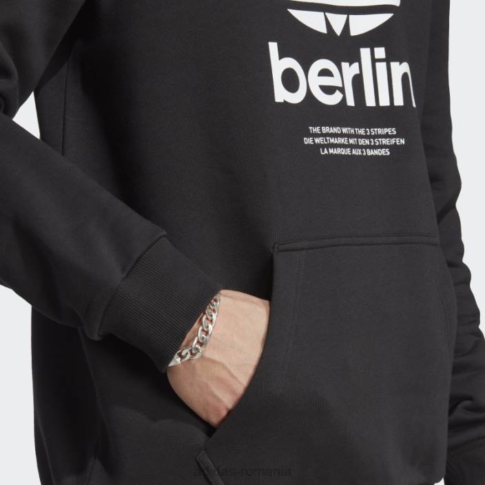 Adidas hanorac icone berlin city originals negru adidas bărbați negru 2JBN13566