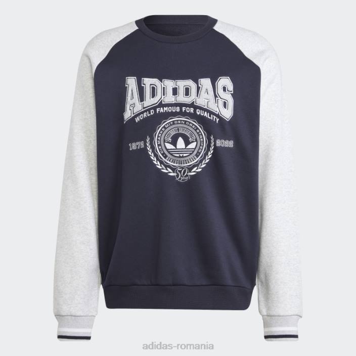 Adidas hanorac ink varsity crewgate bărbați cerneală 2JBN1228