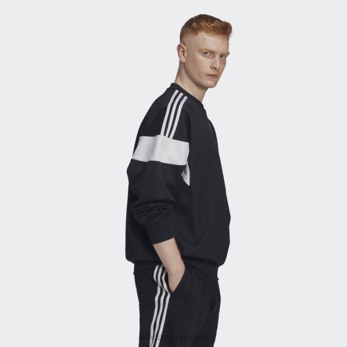 Adidas hanorac negru adicolor clasics cu linie de croială adidas bărbați negru 2JBN5187