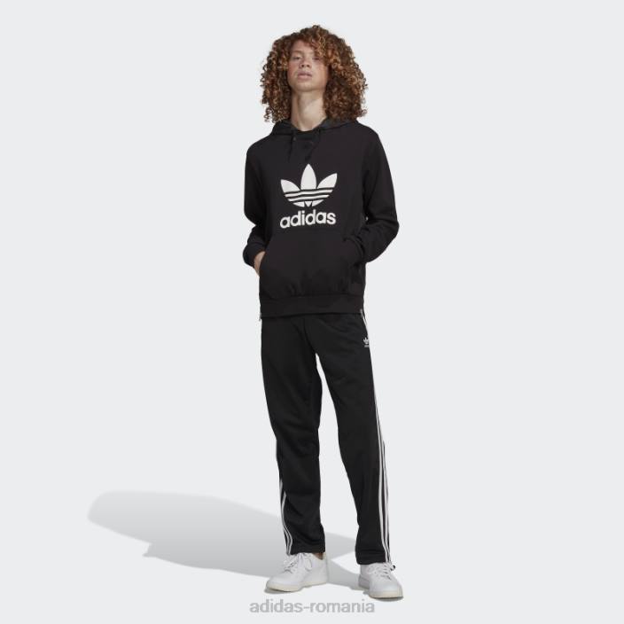 Adidas hanorac negru adicolor clasics din material clash trefoil adidas bărbați negru 2JBN4995