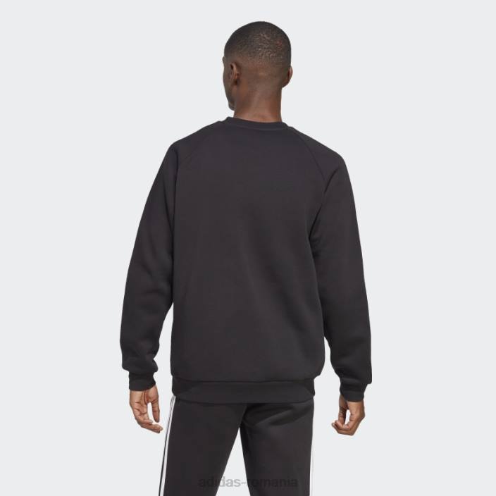Adidas hanorac negru adicolor classics cu 3 dungi bărbați negru 2JBN4942