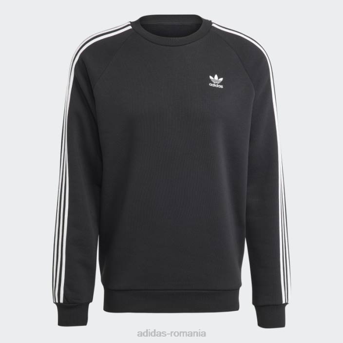 Adidas hanorac negru adicolor classics cu 3 dungi bărbați negru 2JBN4942