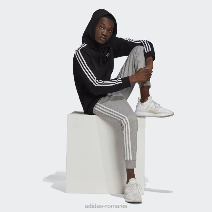 Adidas hanorac negru adicolor classics cu 3 dungi bărbați negru 2JBN6556