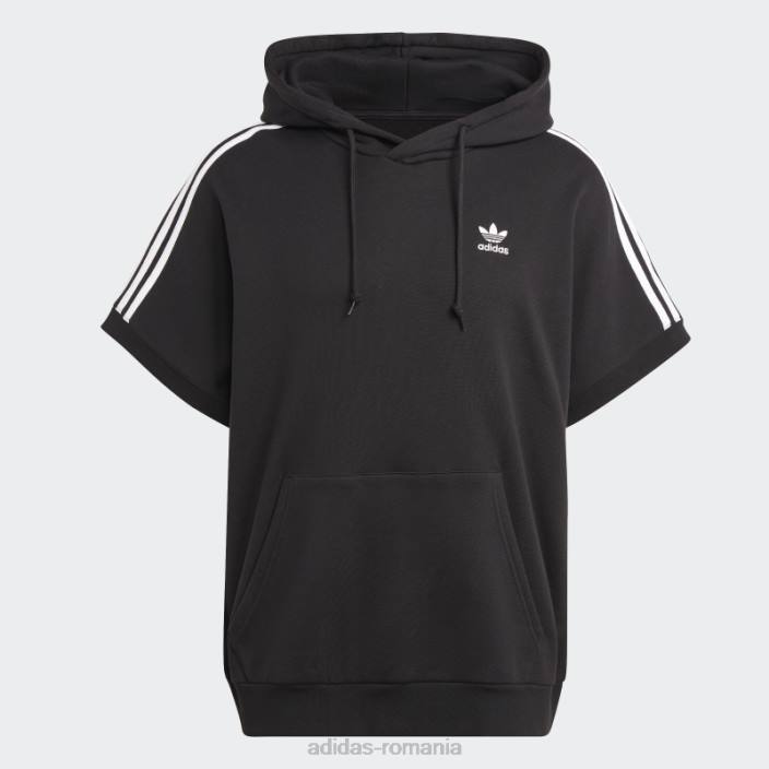 Adidas hanorac negru adicolor classics cu mânecă scurtă adidas bărbați negru 2JBN5247