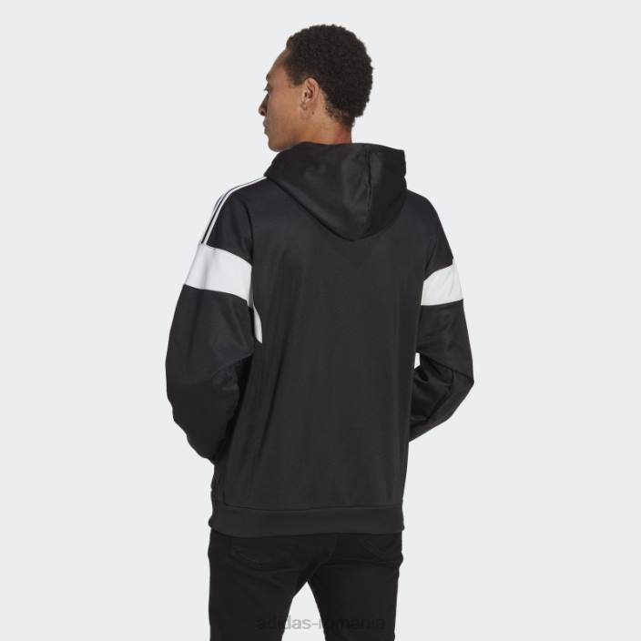 Adidas hanorac negru adicolor classics cut line bărbați negru 2JBN5507